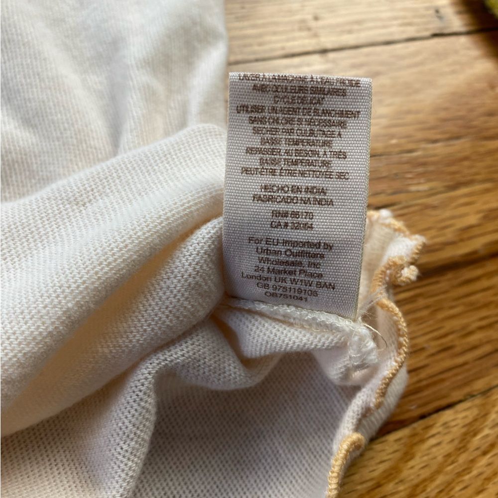 Free People Womens High Tides Knit Blouse, Off-White Size SP - Picture 8 of 10